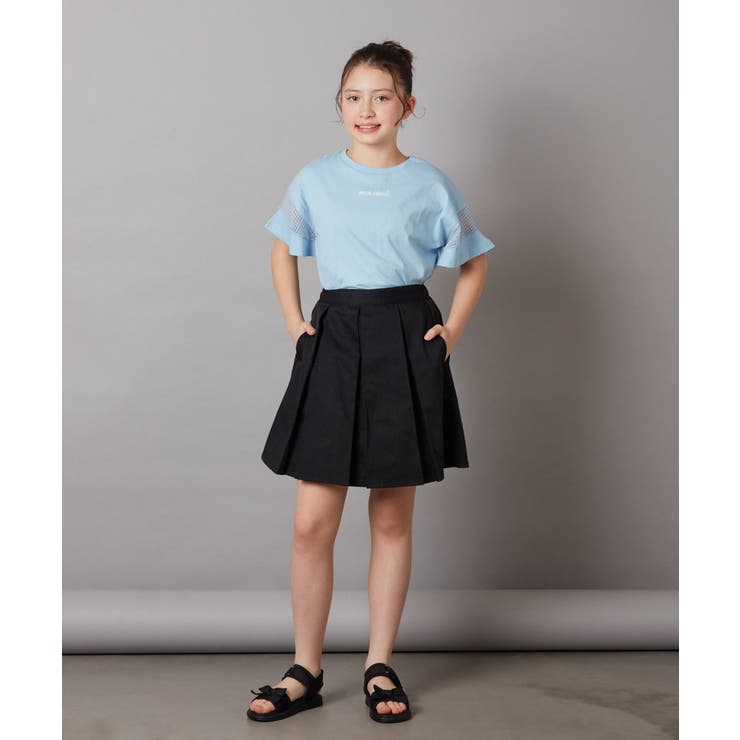 100-130]インパン付きタックスカート[品番：ITKW0016186]｜a.v.v【KIDS