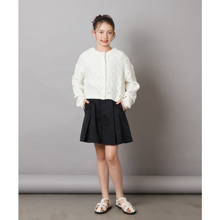 [100-130]インパン付きタックスカート | a.v.v【KIDS】 | 詳細画像9 