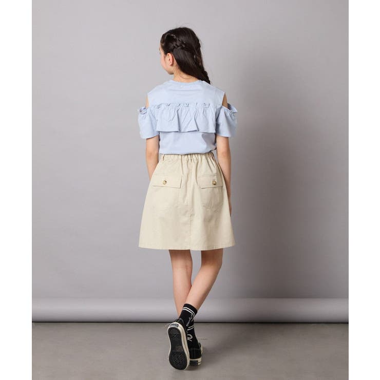 [120-130]ベイカーポケットスカート | a.v.v【KIDS】 | 詳細画像8 