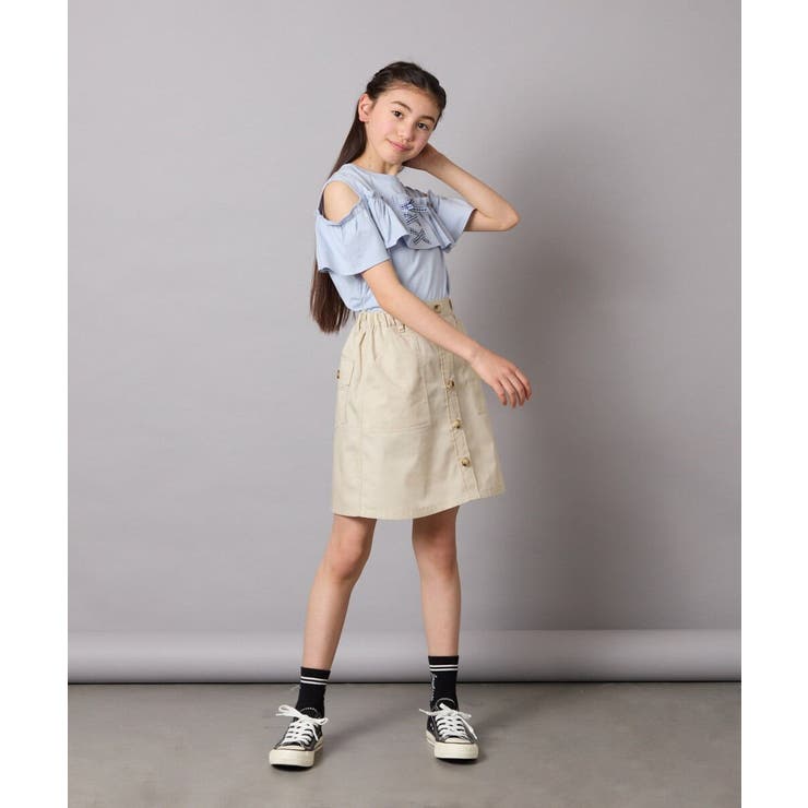 [140-150]ベイカーポケットスカート | a.v.v【KIDS】 | 詳細画像5 