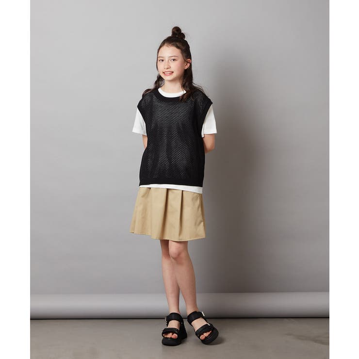 [140-150]タック＆ギャザーフレアスカート | a.v.v【KIDS】 | 詳細画像30 