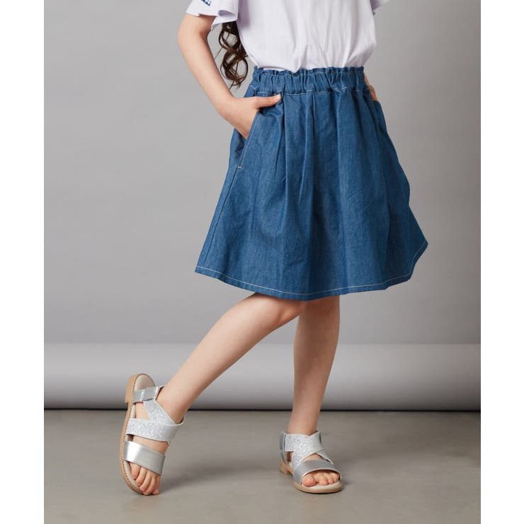 [140-150]タック＆ギャザーフレアスカート | a.v.v【KIDS】 | 詳細画像37 