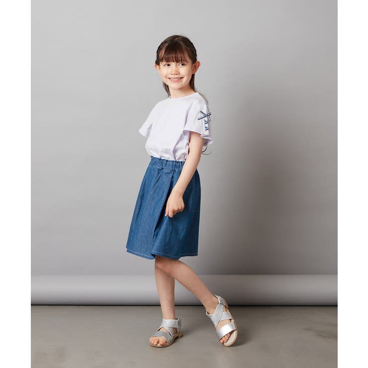 [140-150]タック＆ギャザーフレアスカート | a.v.v【KIDS】 | 詳細画像39 