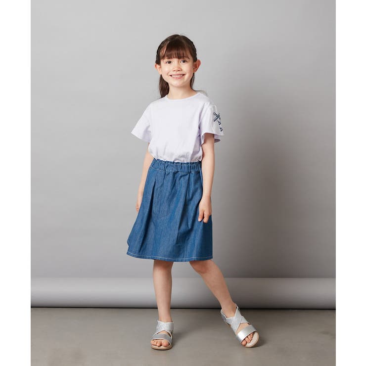 [140-150]タック＆ギャザーフレアスカート | a.v.v【KIDS】 | 詳細画像41 