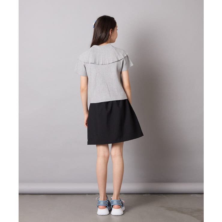 [120-160]［インパン付］フロントレースアップスカート | a.v.v【KIDS】 | 詳細画像33 