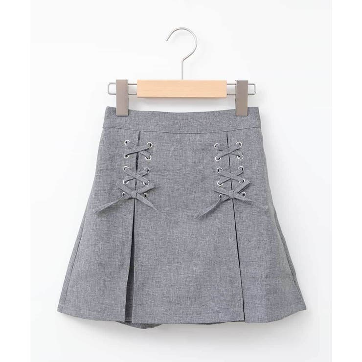 [120-160]［インパン付］フロントレースアップスカート | a.v.v【KIDS】 | 詳細画像39 