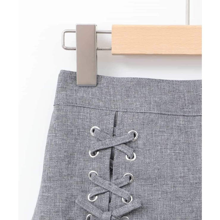 [120-160]［インパン付］フロントレースアップスカート | a.v.v【KIDS】 | 詳細画像41 