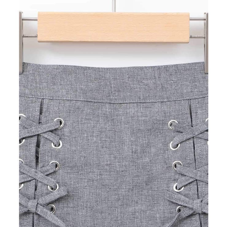 [120-160]［インパン付］フロントレースアップスカート | a.v.v【KIDS】 | 詳細画像42 