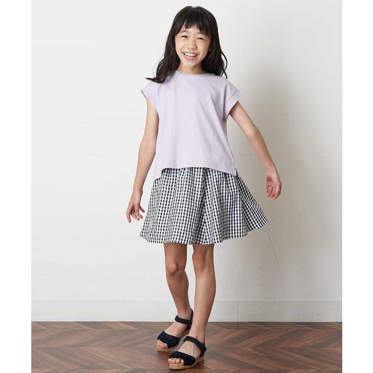 [100-130]バックレースアップフレアスカート | a.v.v【KIDS】 | 詳細画像6 