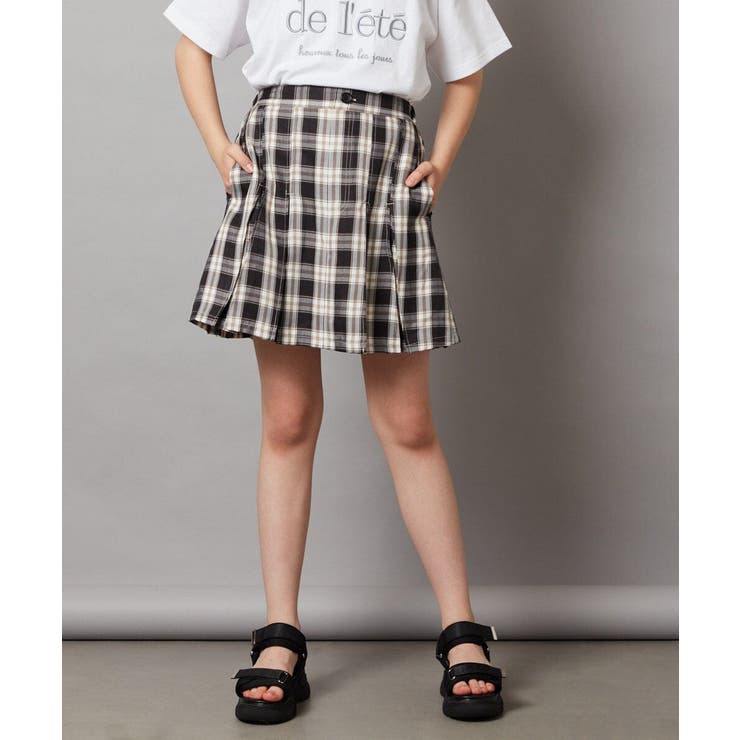 [140-150]【インパン付】タックプリーツスカート | a.v.v【KIDS】 | 詳細画像15 