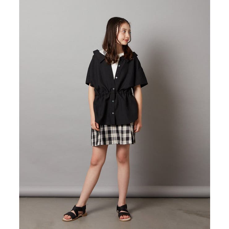 [140-150]【インパン付】タックプリーツスカート | a.v.v【KIDS】 | 詳細画像23 