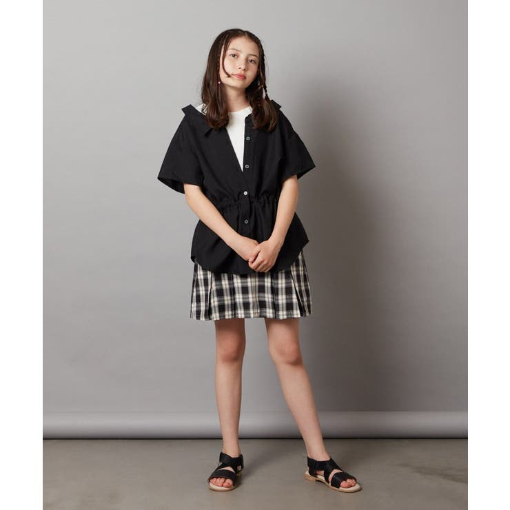 [140-150]【インパン付】タックプリーツスカート | a.v.v【KIDS】 | 詳細画像25 