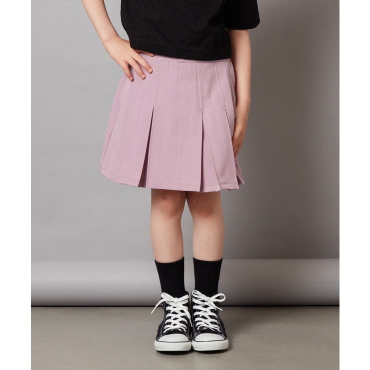 [140-150]【インパン付】タックプリーツスカート | a.v.v【KIDS】 | 詳細画像28 