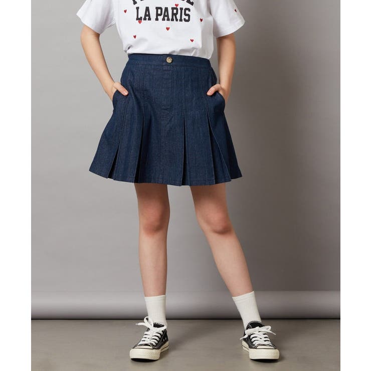 [140-150]【インパン付】タックプリーツスカート | a.v.v【KIDS】 | 詳細画像4 