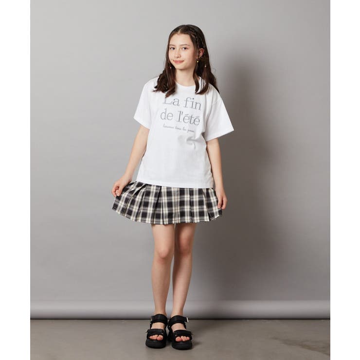 [160]【インパン付】タックプリーツスカート | a.v.v【KIDS】 | 詳細画像2 