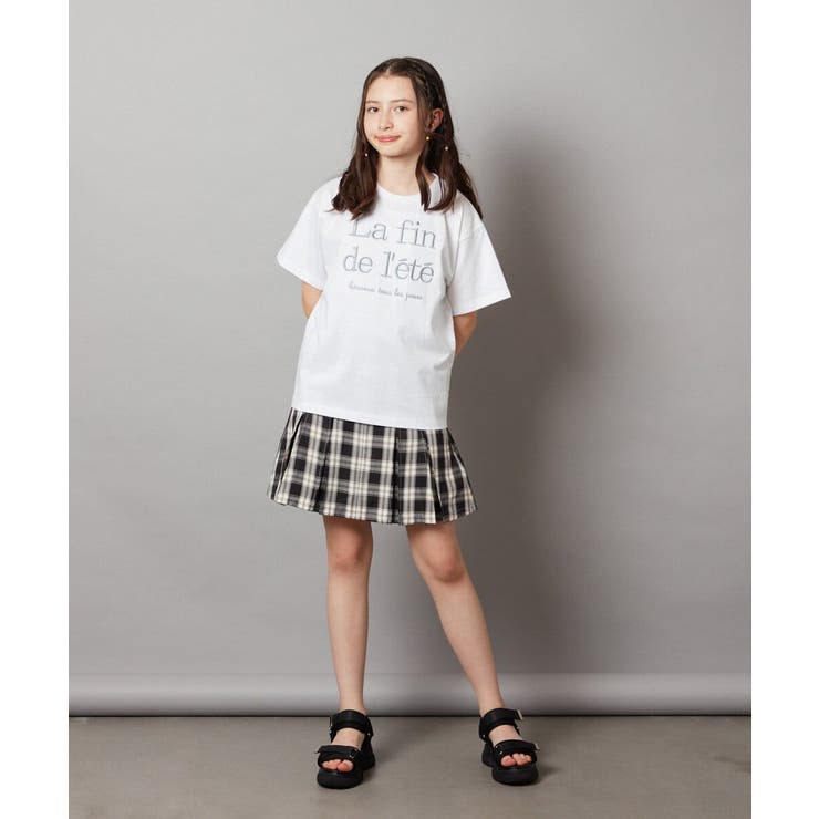 [160]【インパン付】タックプリーツスカート | a.v.v【KIDS】 | 詳細画像3 