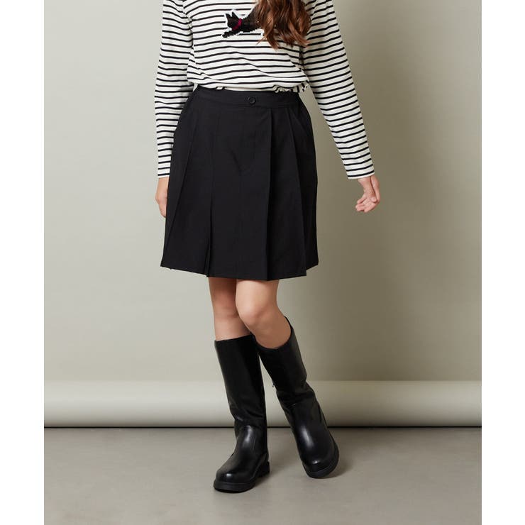 ブラック | [160]アソートプリーツスカート | a.v.v【KIDS】
