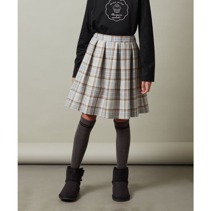 [110-130]タックフレアスカート | a.v.v【KIDS】 | 詳細画像2 