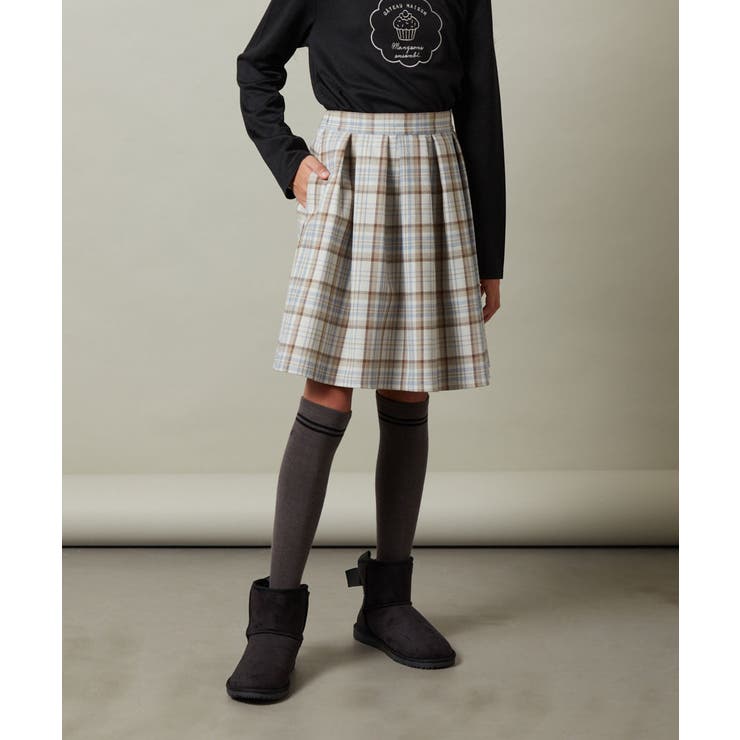 [110-130]タックフレアスカート | a.v.v【KIDS】 | 詳細画像3 