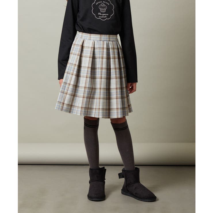 [110-130]タックフレアスカート | a.v.v【KIDS】 | 詳細画像4 