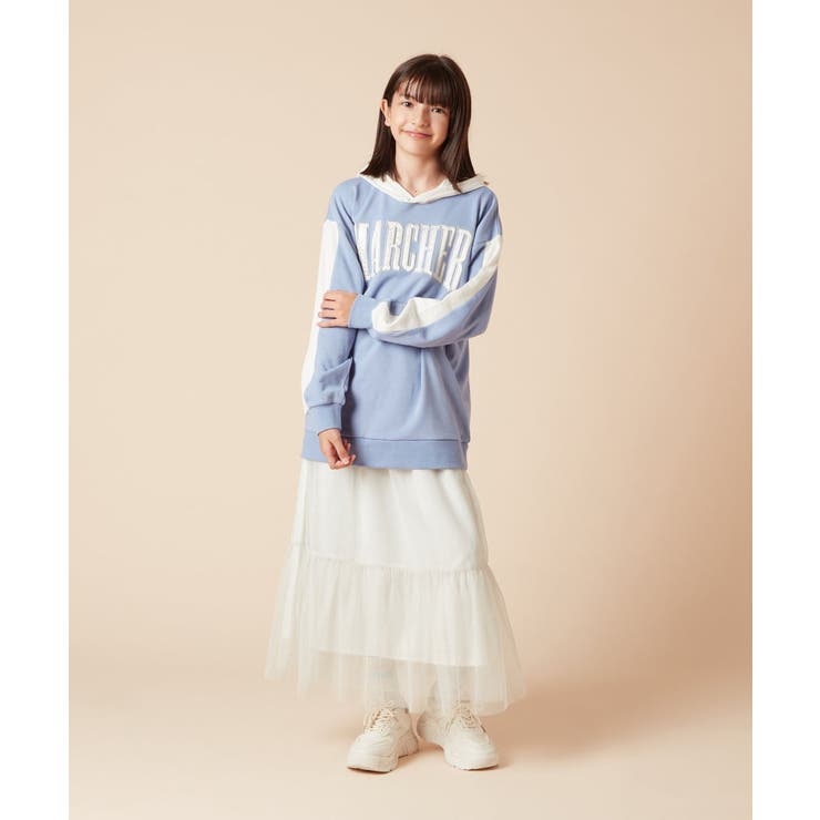 [160]ラメチュールティアードロングスカート | a.v.v【KIDS】 | 詳細画像29 