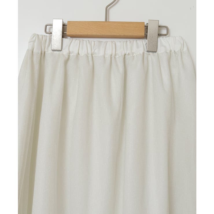 [160]ラメチュールティアードロングスカート | a.v.v【KIDS】 | 詳細画像5 