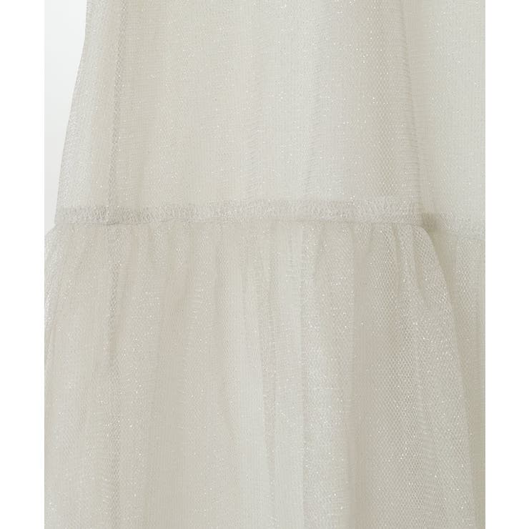 [160]ラメチュールティアードロングスカート | a.v.v【KIDS】 | 詳細画像7 