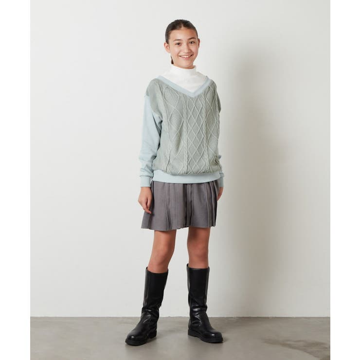 [100-130]プリーツスカート | a.v.v【KIDS】 | 詳細画像13 