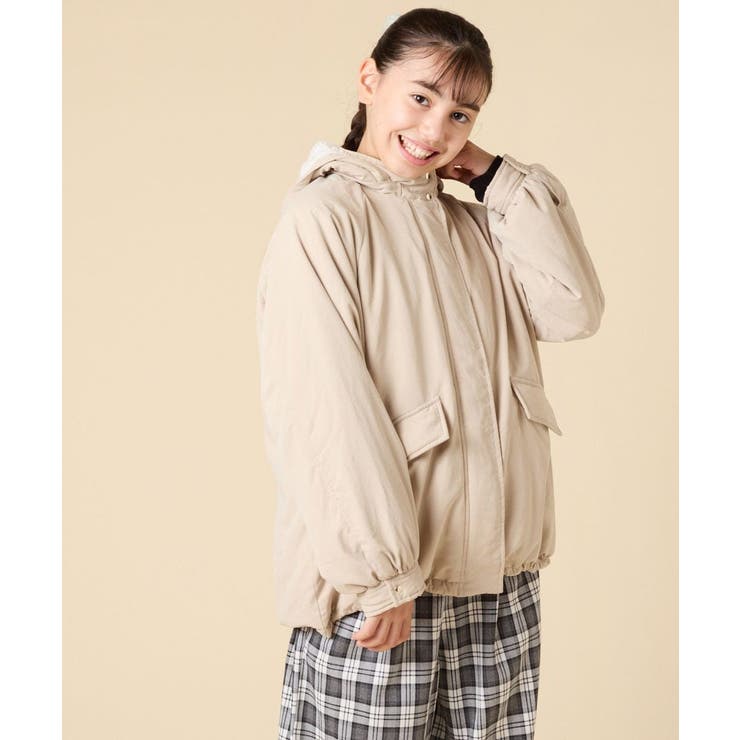 [120-160]【フード取り外し可能/お家で洗える】裏ボアマウンテンパーカー | a.v.v【KIDS】 | 詳細画像13 