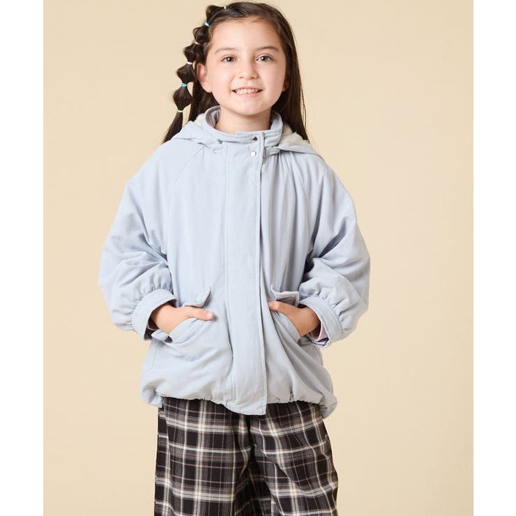 [120-160]【フード取り外し可能/お家で洗える】裏ボアマウンテンパーカー | a.v.v【KIDS】 | 詳細画像2 