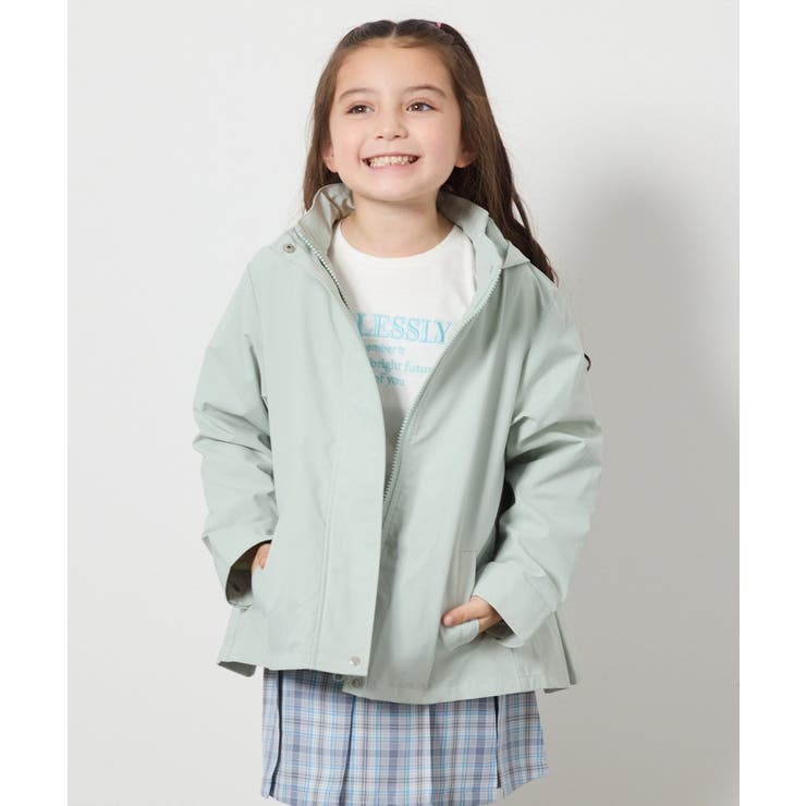 【撥水加工/洗濯機で洗える】[100-130]洗えるバックタックブルゾン | a.v.v【KIDS】 | 詳細画像1 