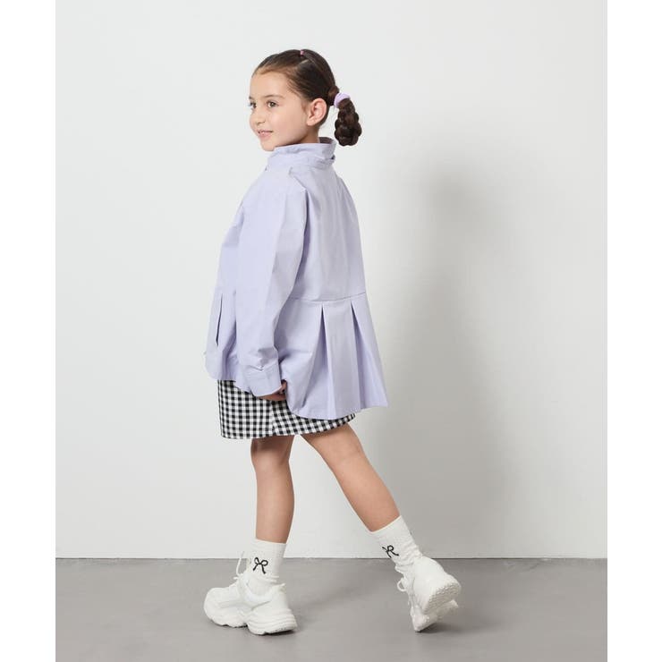 【撥水加工/洗濯機で洗える】[100-130]洗えるバックタックブルゾン | a.v.v【KIDS】 | 詳細画像20 