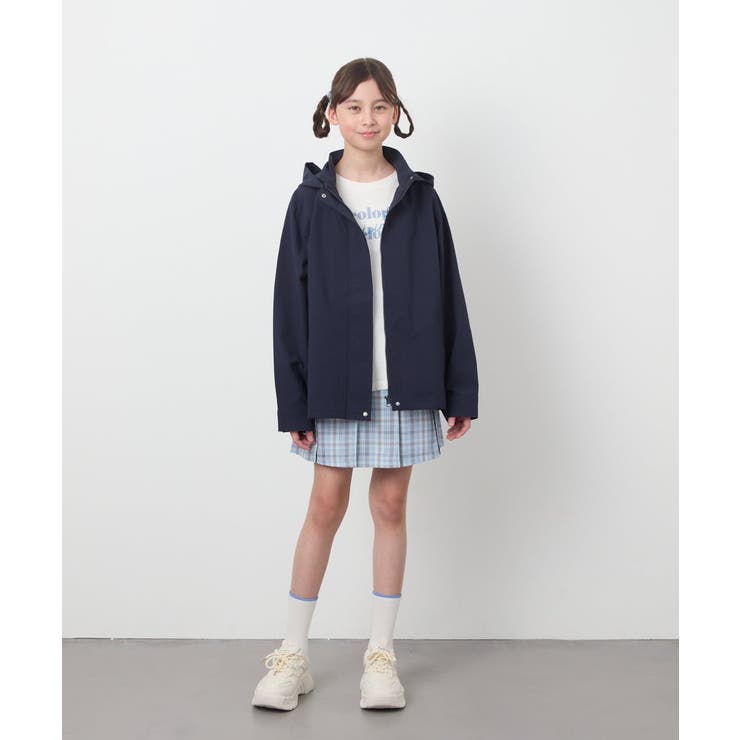 【撥水加工/洗濯機で洗える】[100-130]洗えるバックタックブルゾン | a.v.v【KIDS】 | 詳細画像28 