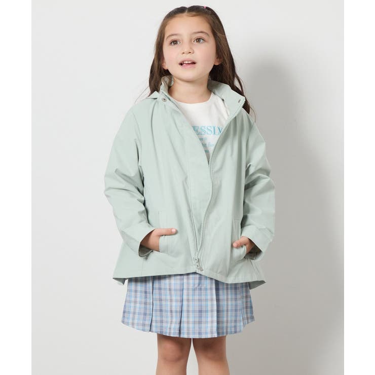 【撥水加工/洗濯機で洗える】[100-130]洗えるバックタックブルゾン | a.v.v【KIDS】 | 詳細画像4 