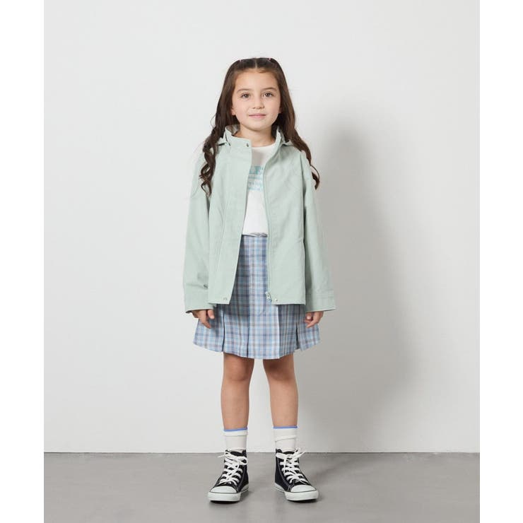 【撥水加工/洗濯機で洗える】[100-130]洗えるバックタックブルゾン | a.v.v【KIDS】 | 詳細画像6 