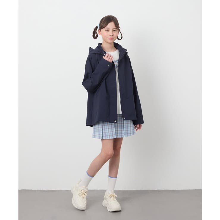 【撥水加工/洗濯機で洗える】[140-150]洗えるバックタックブルゾン | a.v.v【KIDS】 | 詳細画像47 