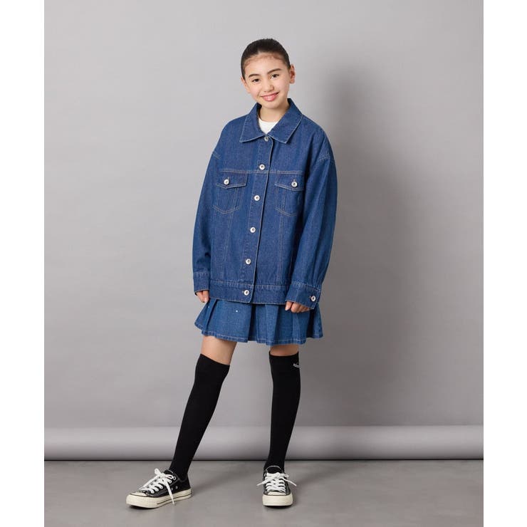 [140-150]オーバーデニムブルゾン | a.v.v【KIDS】 | 詳細画像11 