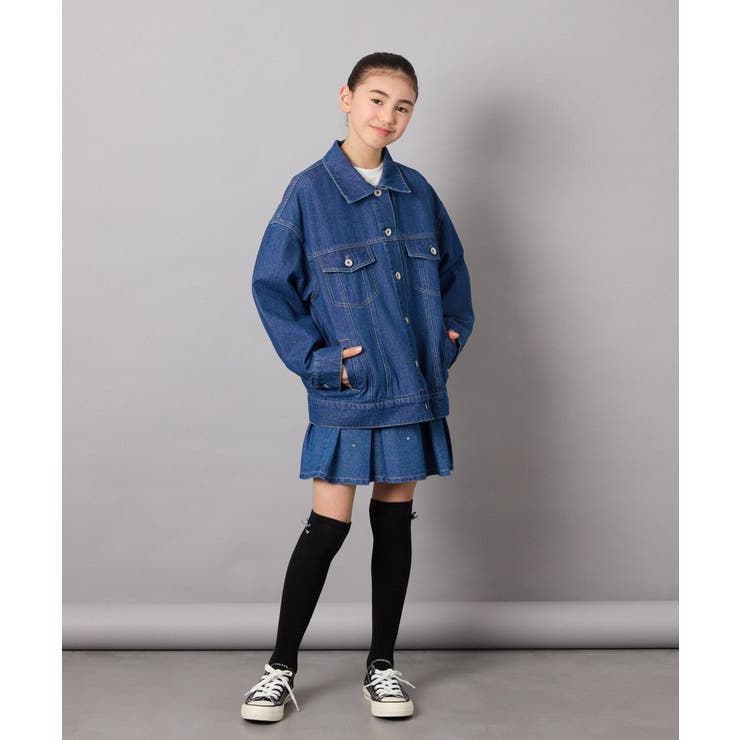 [140-150]オーバーデニムブルゾン | a.v.v【KIDS】 | 詳細画像12 