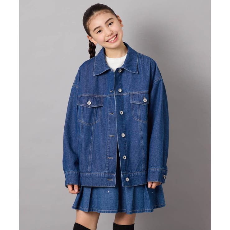 [140-150]オーバーデニムブルゾン | a.v.v【KIDS】 | 詳細画像3 