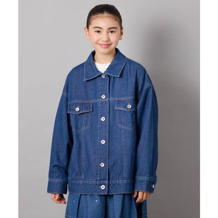 [140-150]オーバーデニムブルゾン | a.v.v【KIDS】 | 詳細画像5 