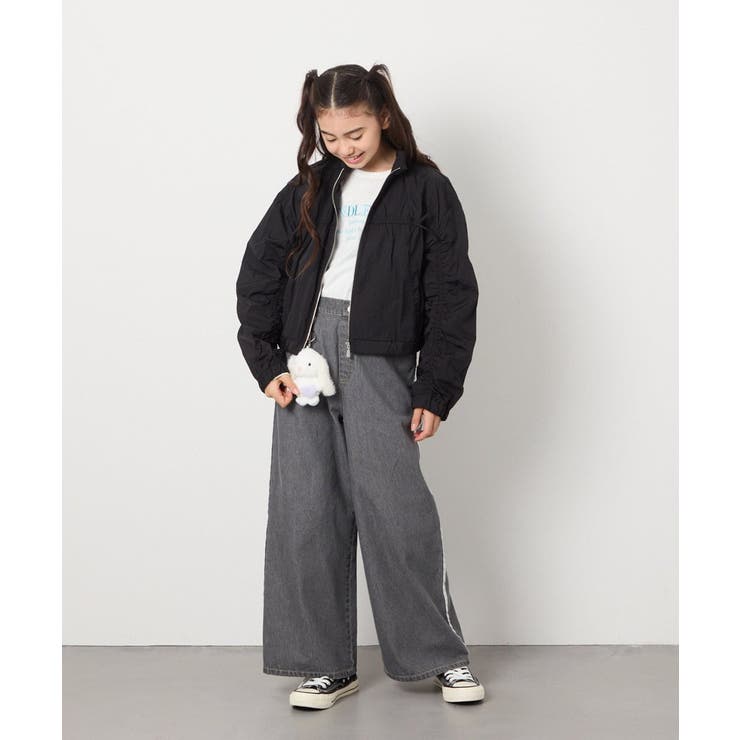 [160]ギャザーリボンブルゾン | a.v.v【KIDS】 | 詳細画像16 