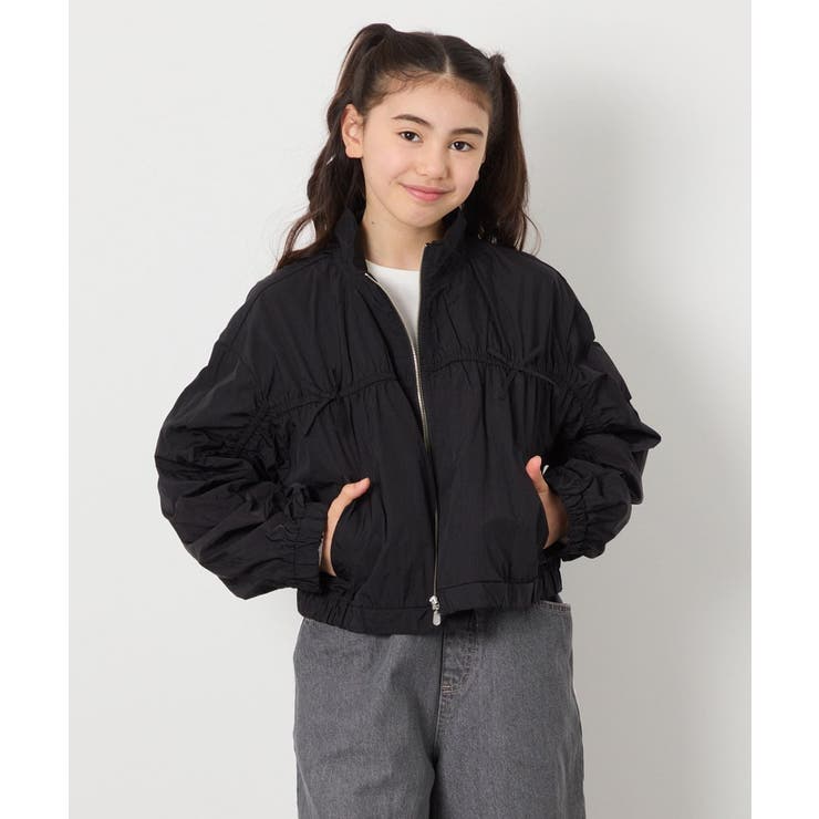 [160]ギャザーリボンブルゾン | a.v.v【KIDS】 | 詳細画像3 