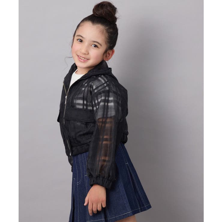 [140-150]シアーチェックブルゾン | a.v.v【KIDS】 | 詳細画像10 