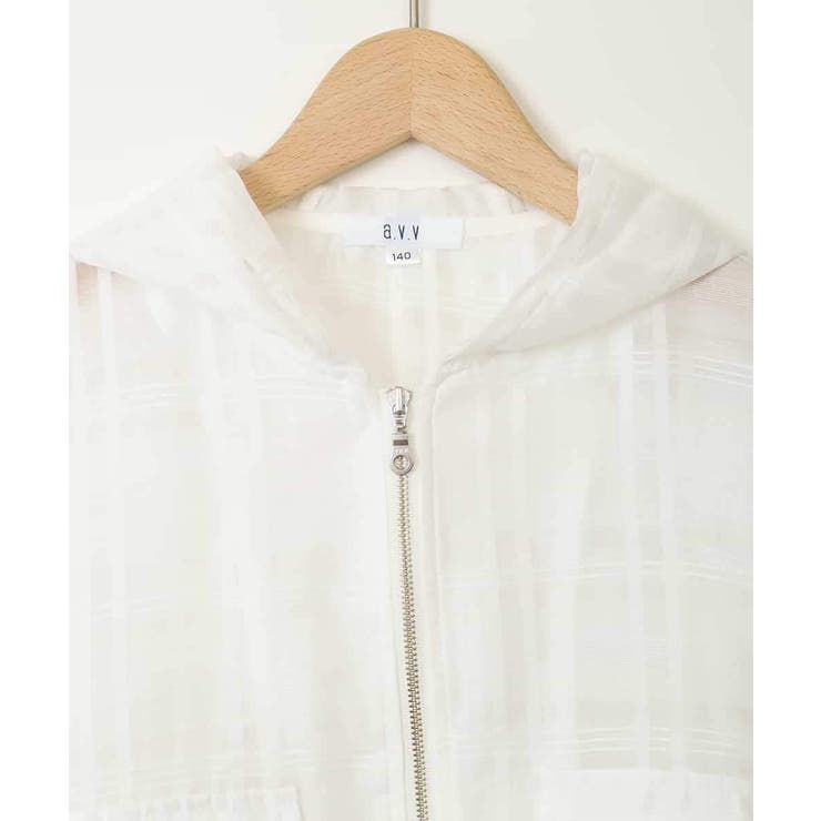 [140-150]シアーチェックブルゾン | a.v.v【KIDS】 | 詳細画像4 