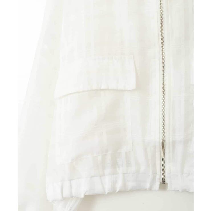 [140-150]シアーチェックブルゾン | a.v.v【KIDS】 | 詳細画像7 