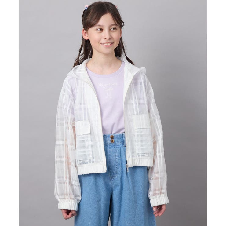 [160]シアーチェックブルゾン | a.v.v【KIDS】 | 詳細画像4 