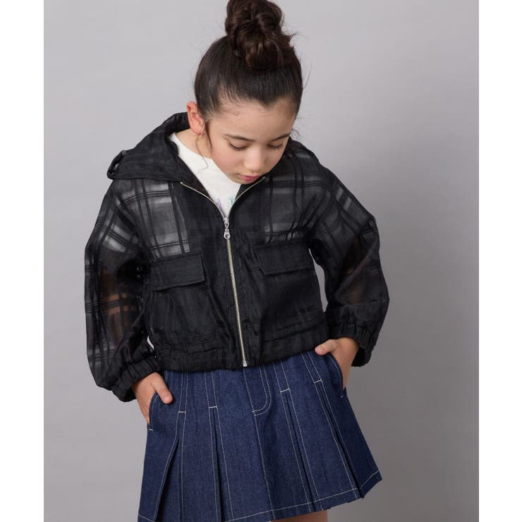 [160]シアーチェックブルゾン | a.v.v【KIDS】 | 詳細画像43 