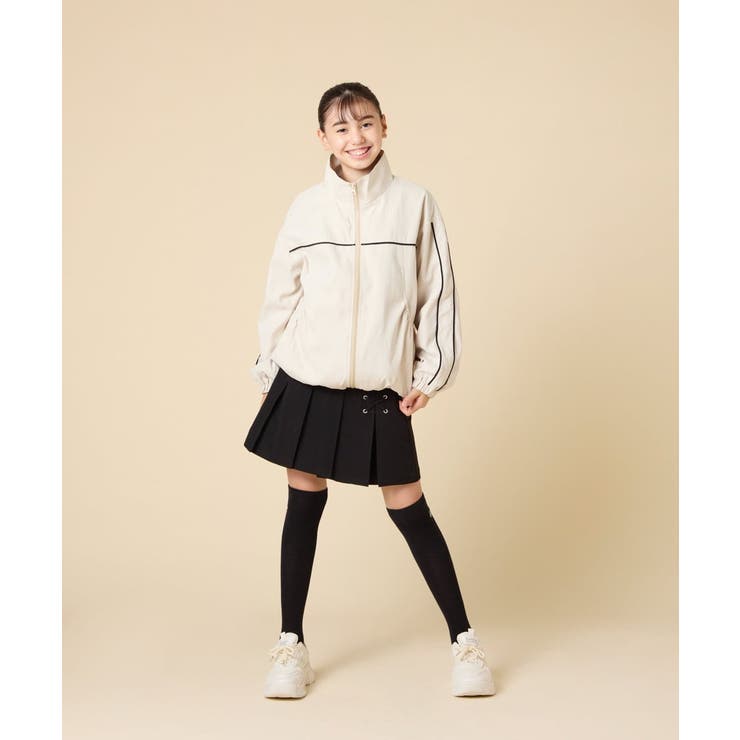 [130-160]配色ラインギャザーブルゾン | a.v.v【KIDS】 | 詳細画像10 