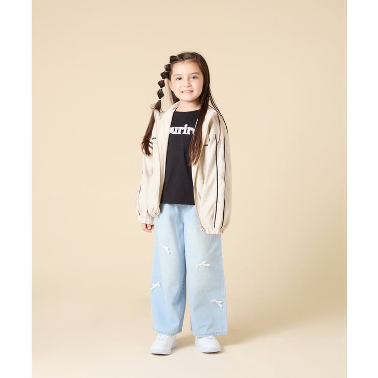 [130-160]配色ラインギャザーブルゾン | a.v.v【KIDS】 | 詳細画像13 