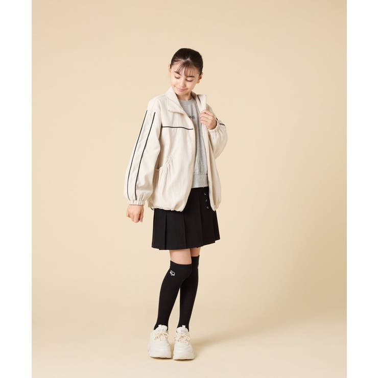 [130-160]配色ラインギャザーブルゾン | a.v.v【KIDS】 | 詳細画像5 